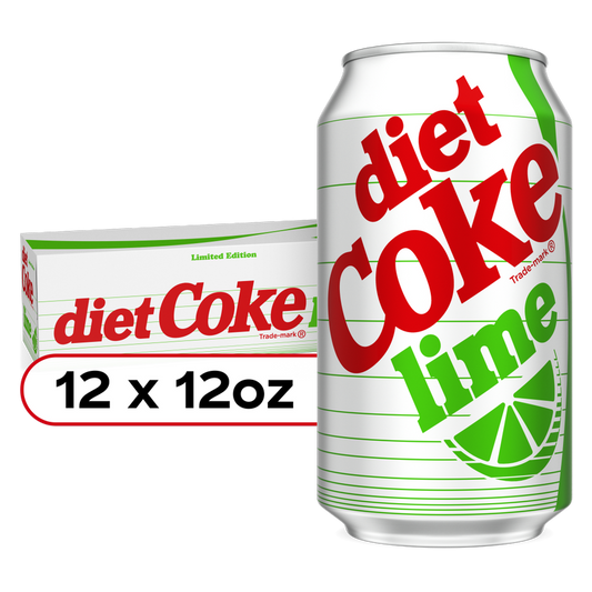 Diet Coke Lime 12pk 12oz Can