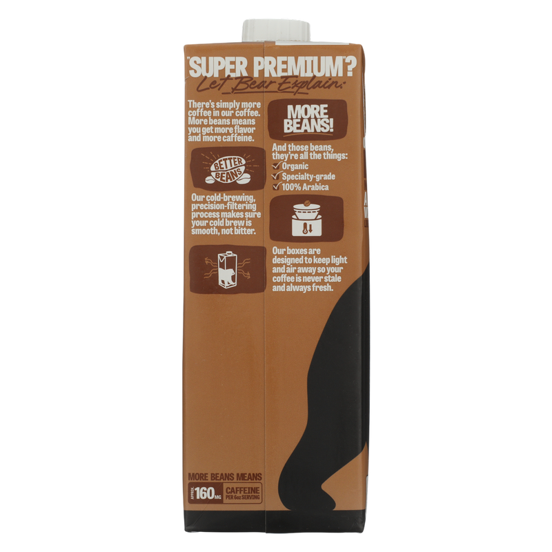 Wandering Bear Straight Black Cold Brew Coffee 32oz