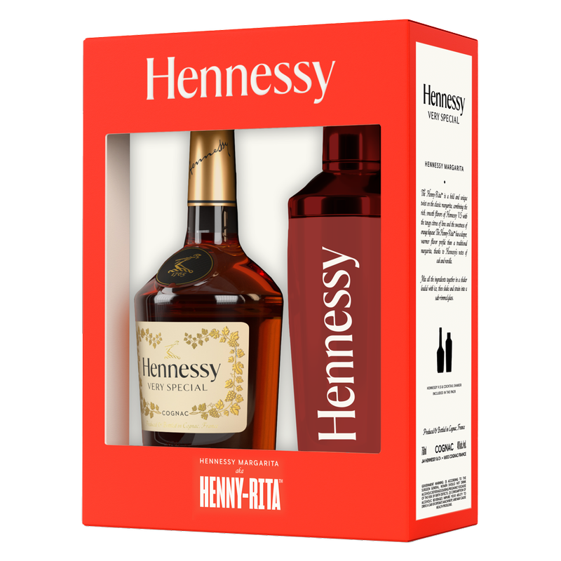 Hennessy VS Cognac Shaker Gift Set 750ml