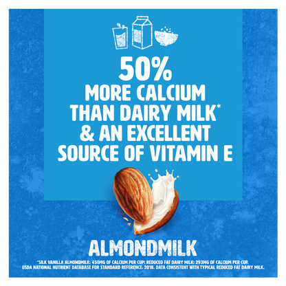 Silk Vanilla Almond Milk 1/2 Gallon