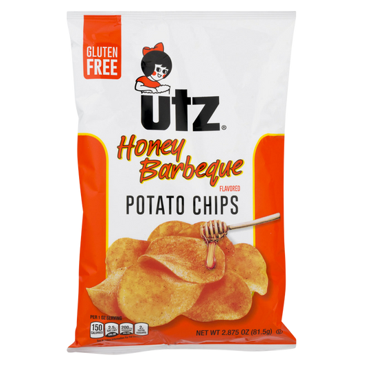 Utz Honey BBQ Potato Chips 2.87oz