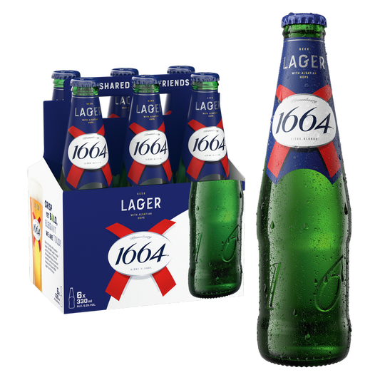 Kronenbourg 1664 6pk Btl 11.2oz 5% ABV