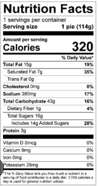 Table Talk 4" Blueberry Pie - 4oz