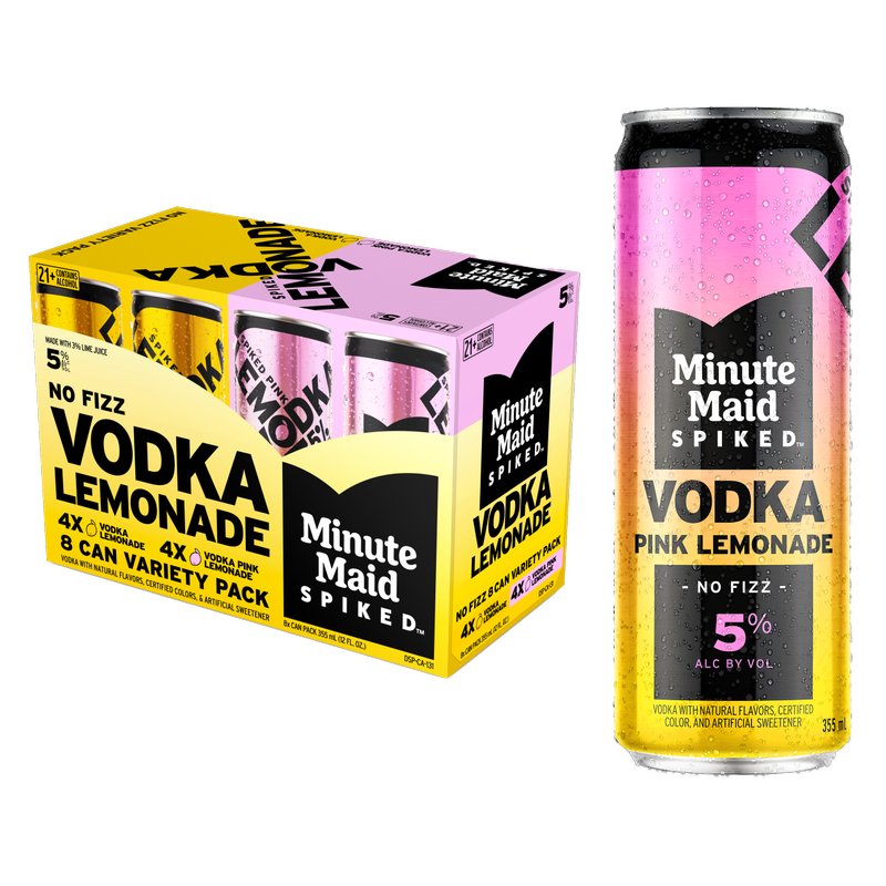 Minute Maid Spiked Vodka Lemonade Variety 8pk