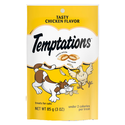 Temptations Classic Tasty Chicken Flavor Soft & Crunchy Cat Treats 3oz