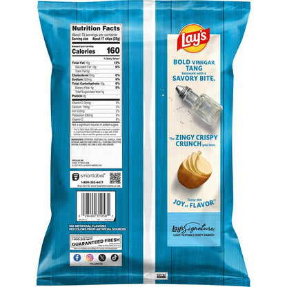 Lay's Salt & Vinegar Potato Chips 12.5oz
