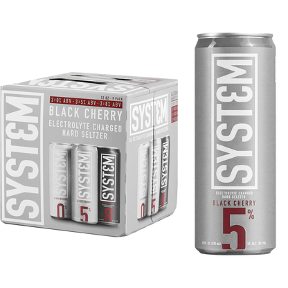 System Seltzer Black Cherry 9pk 12oz Can Multi ABV