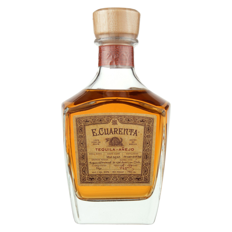 E. Cuarenta Anejo Tequila 750ml