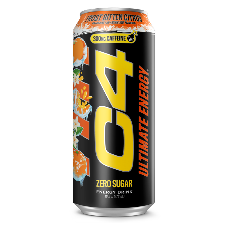 C4 Ultimate Energy Zero Sugar Frost Bitten Citrus 16oz Can