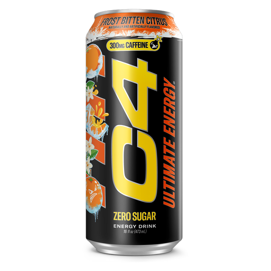 C4 Ultimate Energy Zero Sugar Frost Bitten Citrus 16oz Can