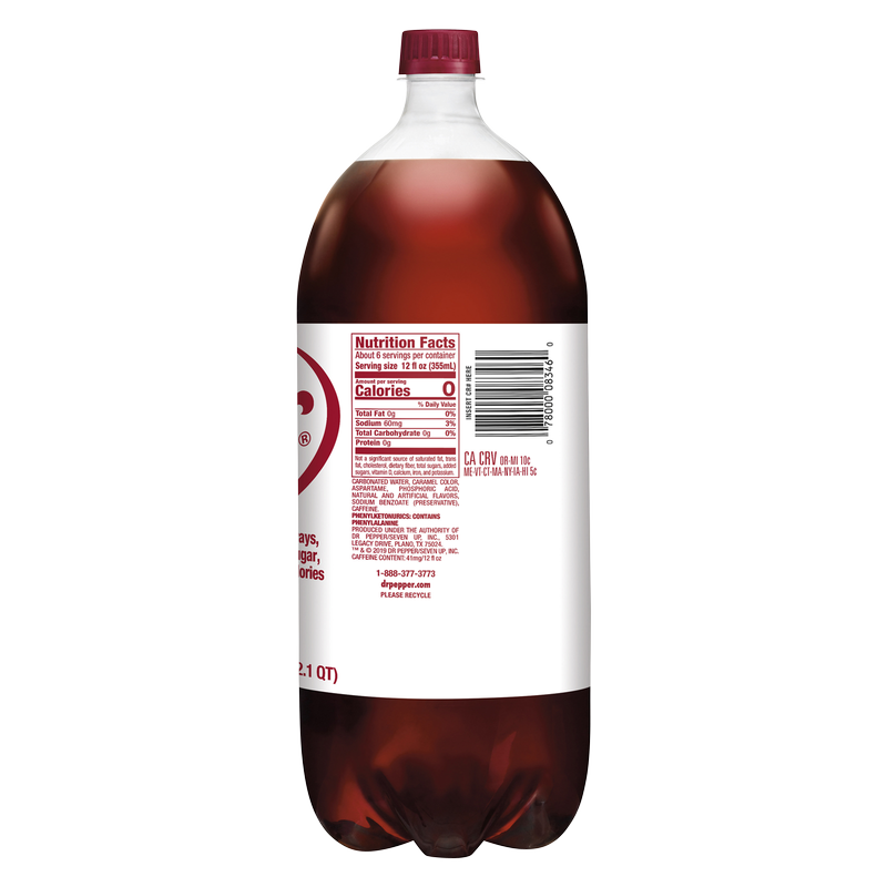 Diet Dr Pepper 2L Btl