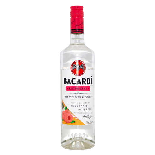 Bacardi Raspberry Flavored Rum 750 Ml