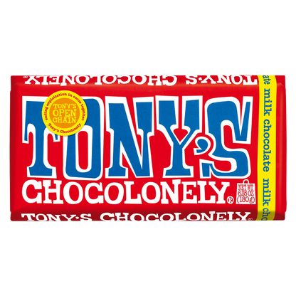 Tony's Chocolonely 32% Milk Chocolate Bar 6.35oz
