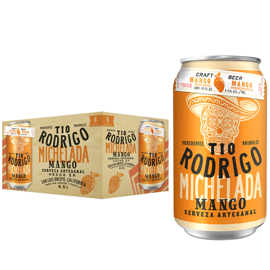 Tio Rodrigo Mango Michelada 6pk 12oz Can 4.5% ABV