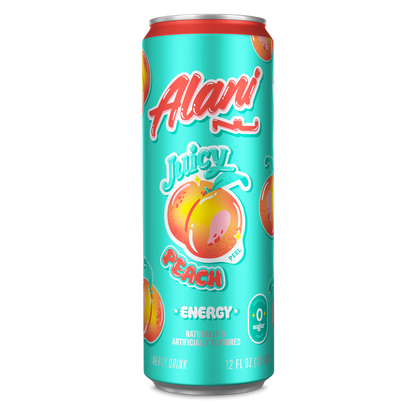 Alani Nu Energy Juicy Peach 12oz Can
