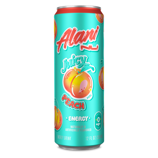 Alani Nu Energy Juicy Peach 12oz Can