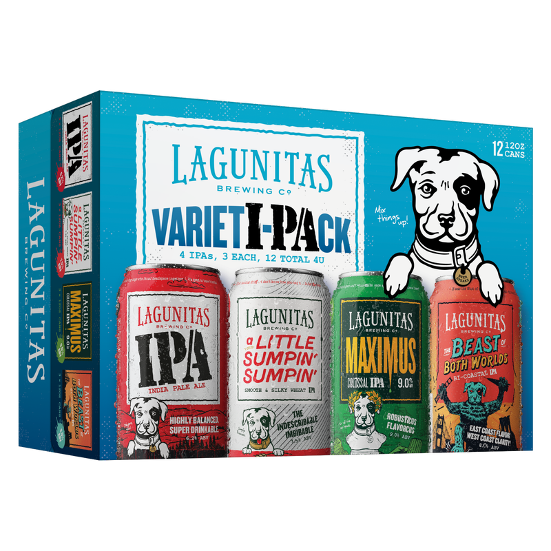 Lagunitas Variety Pack, 12 Pack, 12 fl. oz. Cans