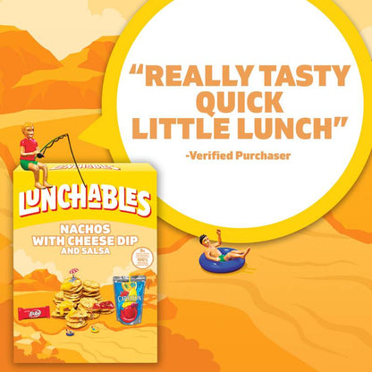 Lunchables Nachos with Cheese Dip & Salsa - 10.7oz