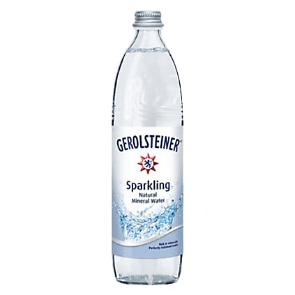 Gerolsteiner Sparkling Mineral Water 25.3oz Glass Bottle