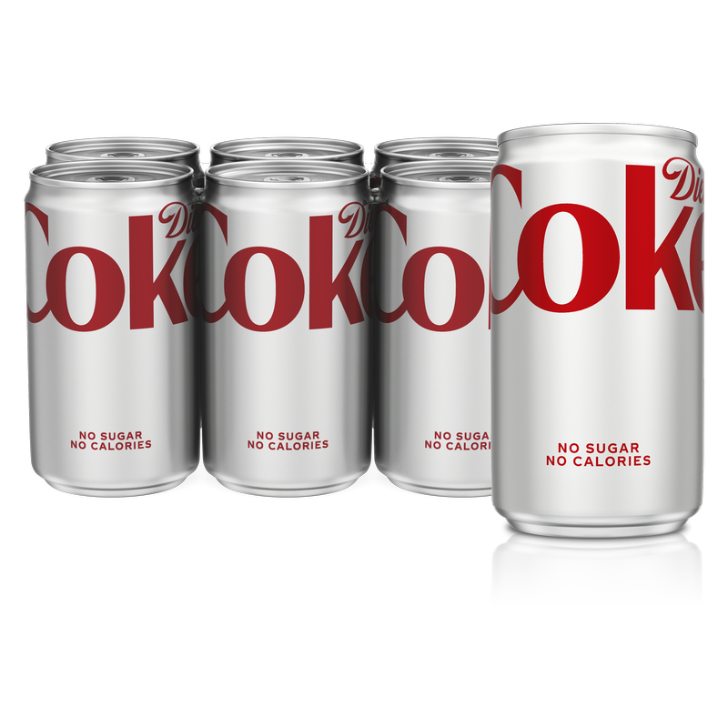 Diet Coke 6pk 7.5oz Mini Can