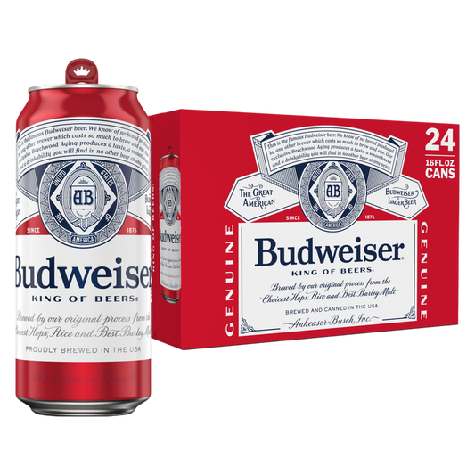 Budweiser 24pk 16oz Can 5% ABV