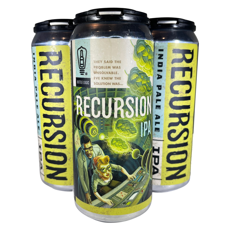 Bottle Logic Brewing Recursion IPA 4pk 16oz Can