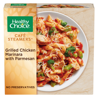 Healthy Choice Frozen Cafe Steamers Grilled Chicken Marinara Meal 9.5oz