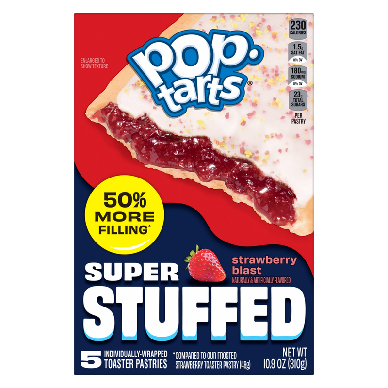 Pop-Tart Super Stuffed Frosted Strawberry Blast, 10.9 oz