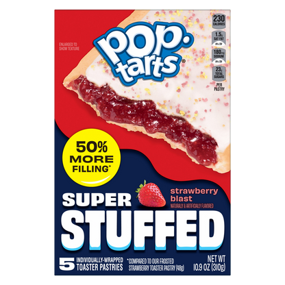 Pop-Tart Super Stuffed Frosted Strawberry Blast, 10.9 oz