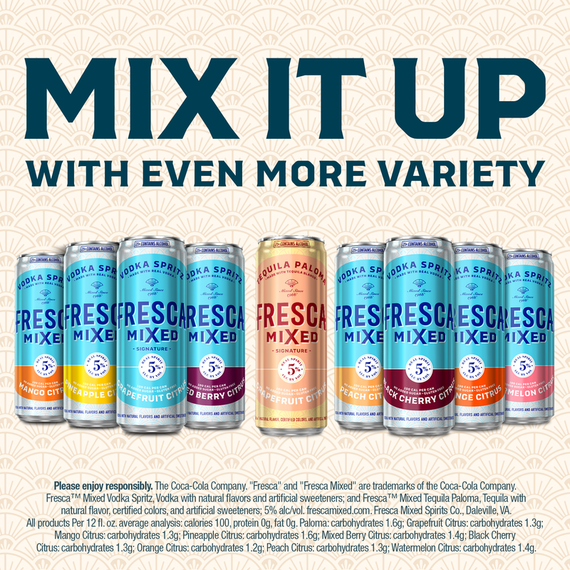 Fresca Mixed Vodka Spritz Variety Pack 8pk 12oz Can 5.0% ABV