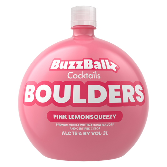 BuzzBallz Boulders Pink Lemonsqueezy 3L Bottle