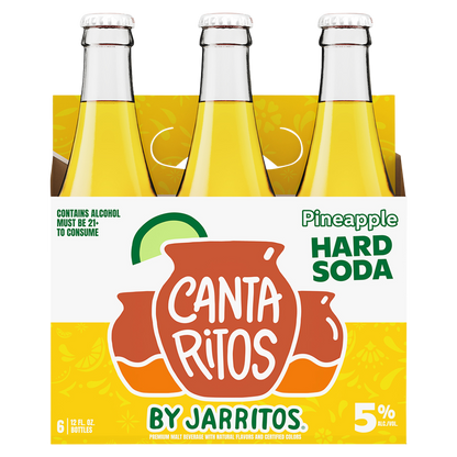 Cantaritos Hard Pineapple 6pk 12oz Btl 5% ABV