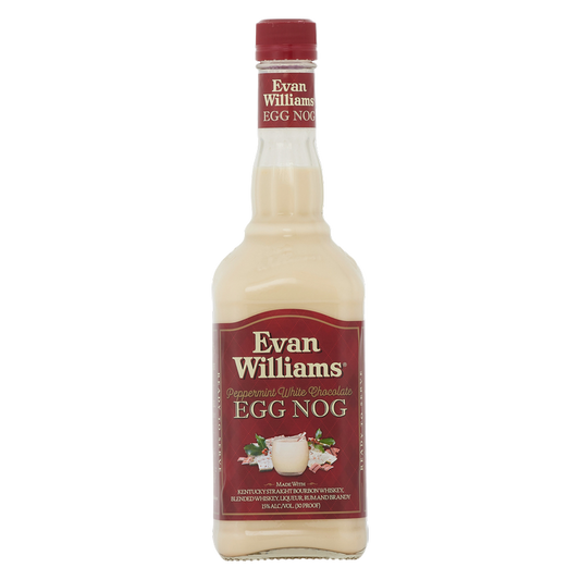 Evan Williams Peppermint White Chocolate Egg Nog 750ml Bottle
