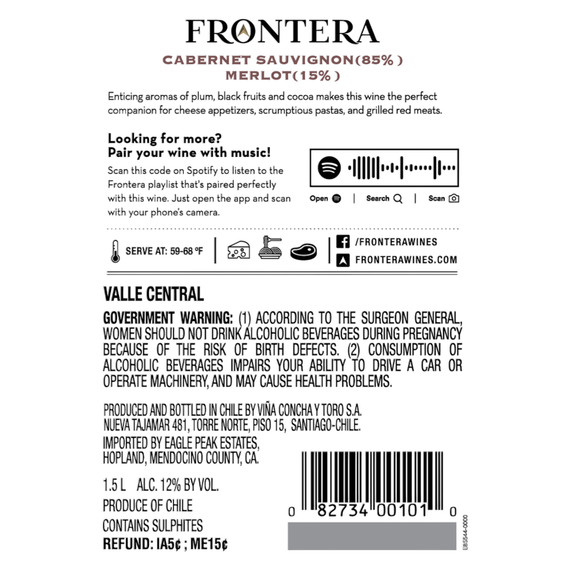 Frontera Cabernet Sauvignon/Merlot 1.5L