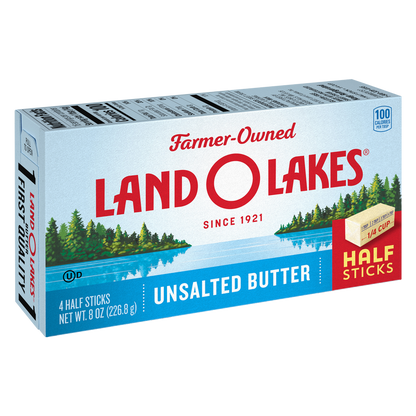 Land O Lakes® Half Stick Unsalted Butter, 8 oz.