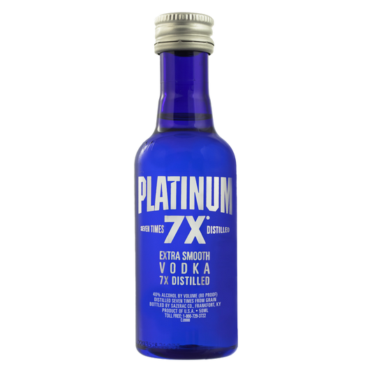Platinum 7X Vodka 50ml (80 Proof)