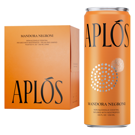 Aplós Mandora Negroni Functional Non-Alc Cocktail 4pk 8.5oz Can