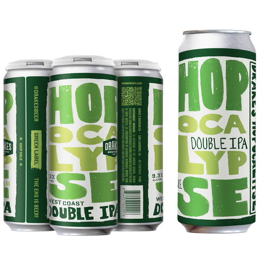 Drake's Brewing Co. Hopocalypse Double IPA Green Label 4pk 16oz Cans