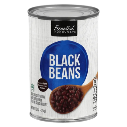 Essential Everyday Black Beans, 15oz.