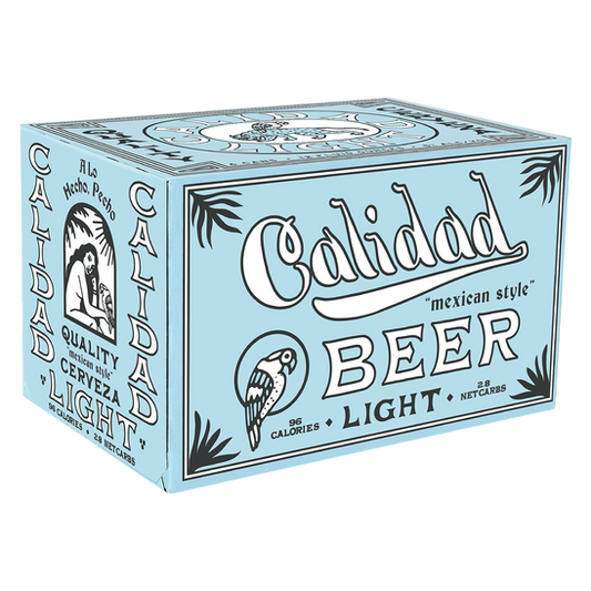Calidad Mexican Light Lager 6pk 12oz Can 4% ABV