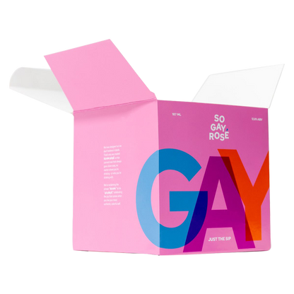 So Gay Rosé Sparkling Rosé 4pk 187 ml Can