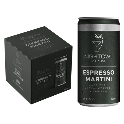 NightOwl Vodka Espresso Martini 4pk