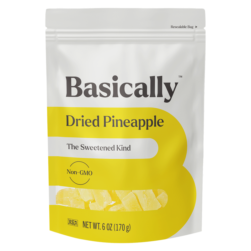 Basically Sweetened Dried Pineapple 6oz