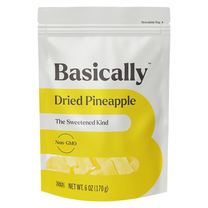 Basically Sweetened Dried Pineapple 6oz