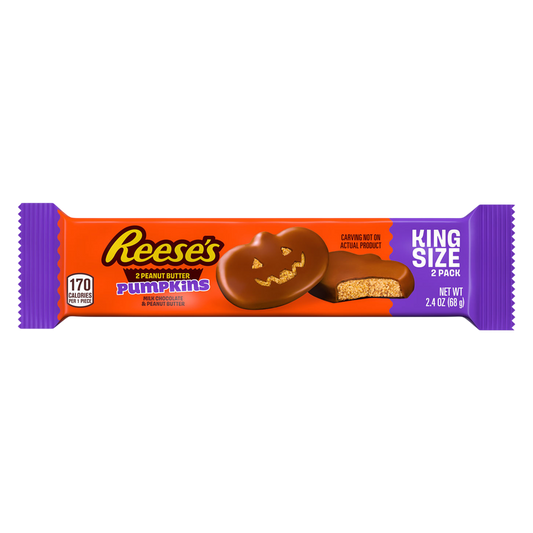 REESE'S Peanut Butter Pumpkin King Size, 2.4 oz