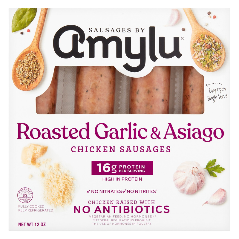 Garlic Asiago Sausage - 12oz