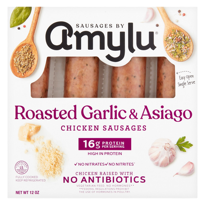 Garlic Asiago Sausage - 12oz