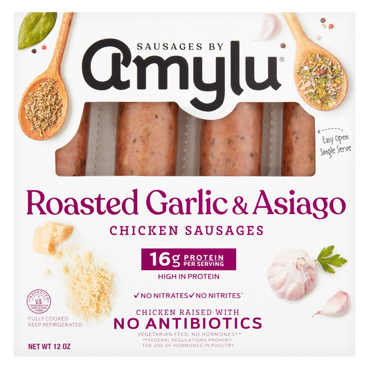 Garlic Asiago Sausage - 12oz