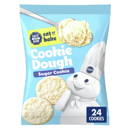 Pillsbury Ready-to-Bake Sugar Cookie Dough - 24ct/16oz