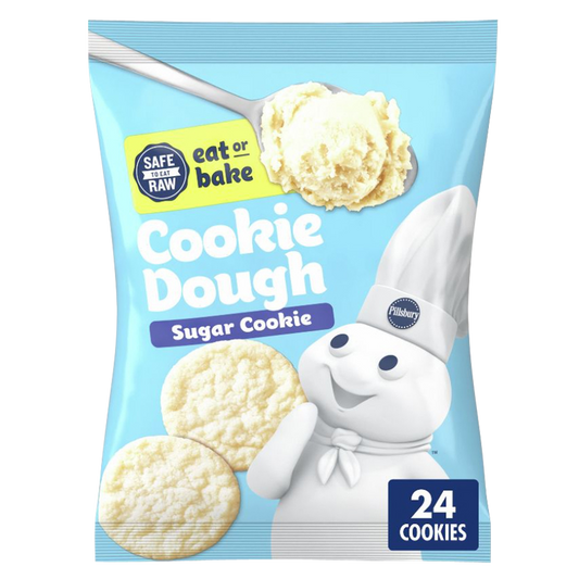 Pillsbury Ready-to-Bake Sugar Cookie Dough - 24ct/16oz